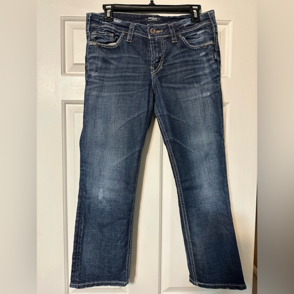 Silver‎ jean Capri 28x22 1/2